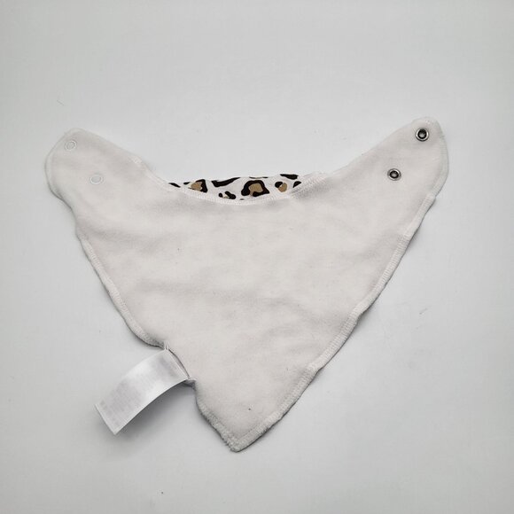 Angel Dear Animal Print Bib Brown Black White One size Baby - Picture 4 of 4